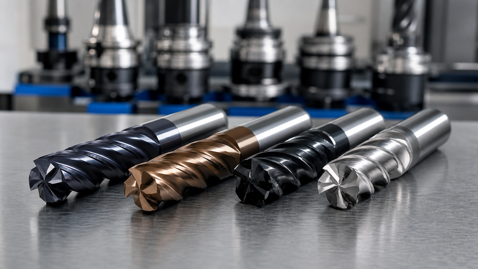 How to Choose CNC End Mill Coatings for Steel, Stainless Steel and Aluminum Machining