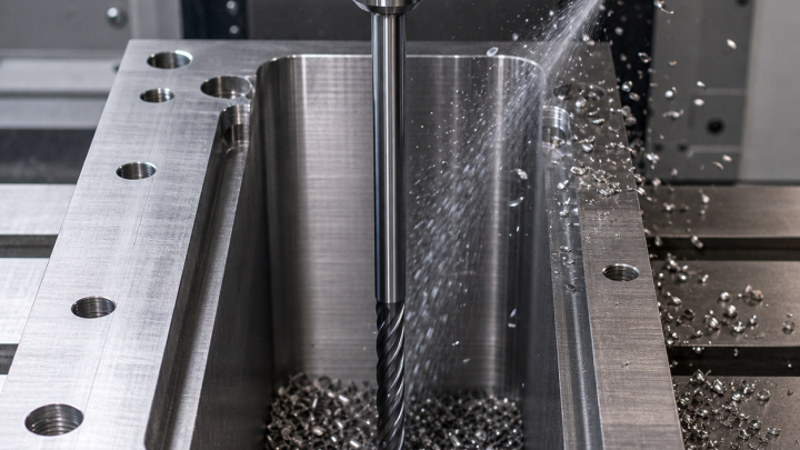 Deep Pocket CNC Milling: Chip Evacuation Strategies for Long-Reach Carbide End Mills